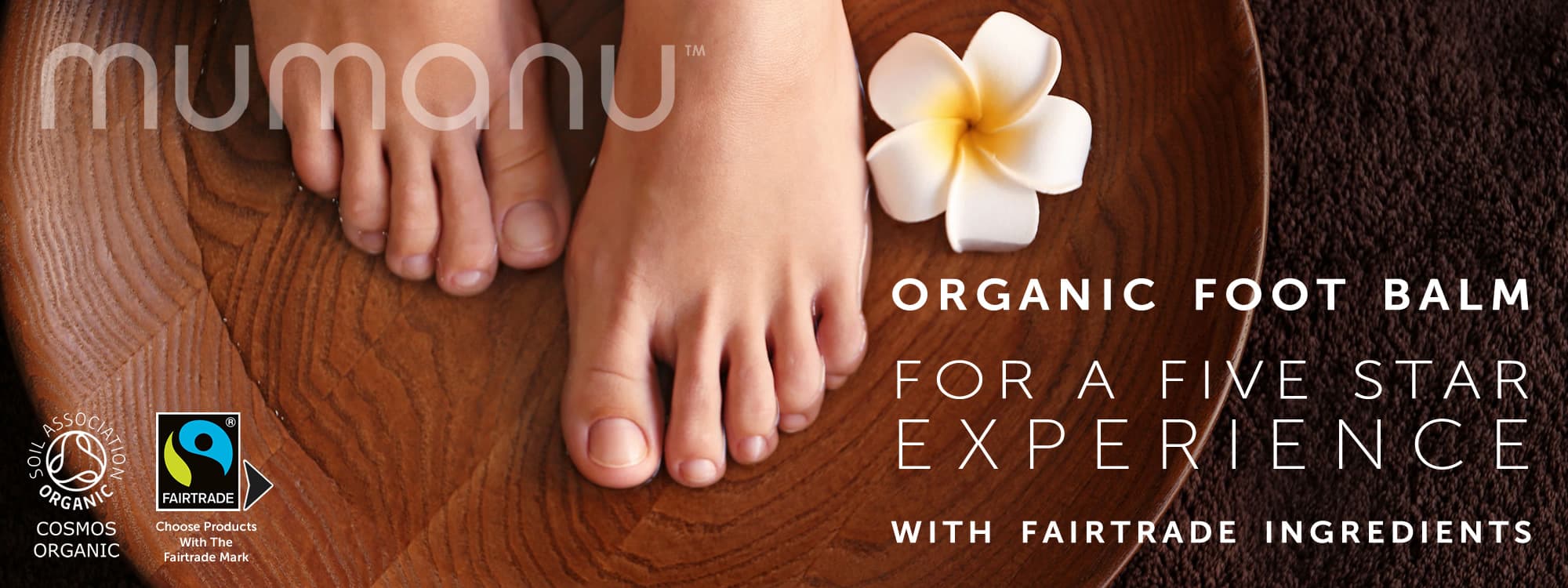 Mumanu Organic Foot Massage Oil, Heel Balm & Foot Cream With Fairtrade Ingredients
