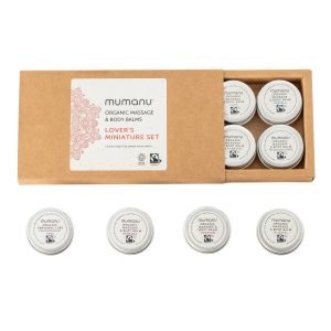 Mumanu Organic Massage & Body Balm Lover's Miniature Set